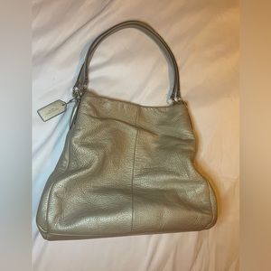 Gold coach purse